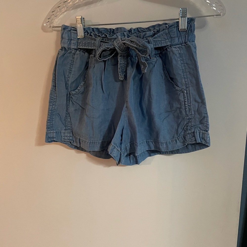 Paper bag shorts. So soft.